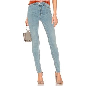 Free People High-Rise Blue Jeans